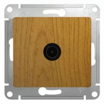 GLOSSA TV РОЗЕТКА проходная 4дБ, механизм, ДУБ