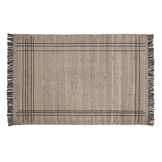 Eneo Ковер с бежевыми и коричневыми кисточками 160 x 230 см