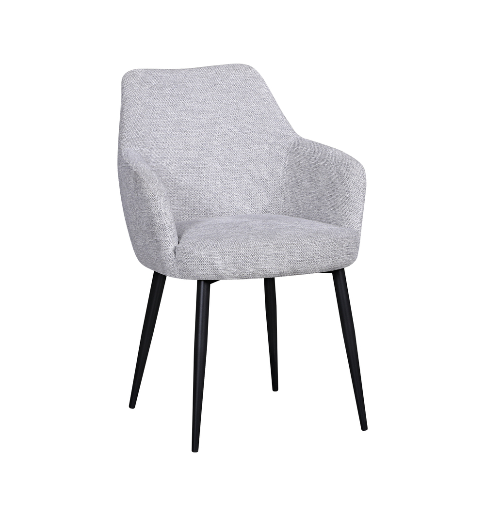 Стул обеденный Katys светло-серый рогожка