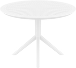 Комплект пластиковой мебели Siesta Contract Sky, белый