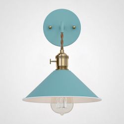 Бра С Подвесным Плафоном Braid Wall Blue By Imperiumloft