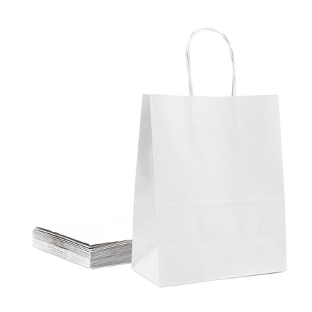 Пакет бум 240х140х280 БЕЛЫЙ с ручками/300