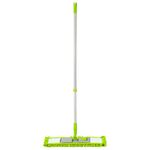Швабра с флаундером 40 см, черенок 70-120 см, МОП "СИНЕЛЬ" из микрофибры букли (ТИП К), ЛЮБАША, 603602