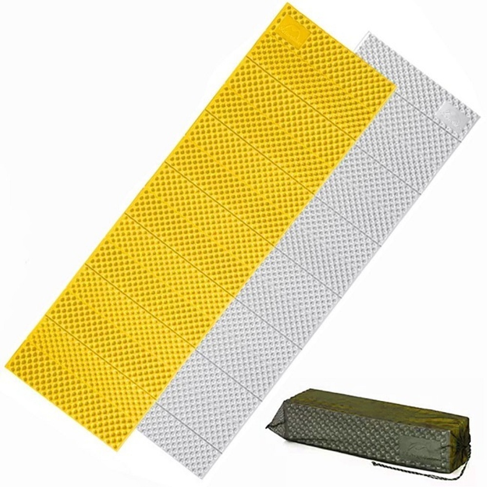 Коврик туристический складной Naturehike, NH19QD008, желтый (6927595794395)