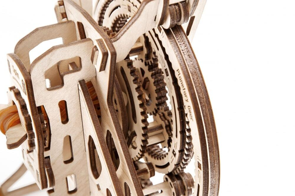 Планетарная передача EWA - Деревянный конструктор, сборная модель, 3D пазл