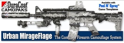 Трафареты DuraCoat для покраски оружия в камуфляж