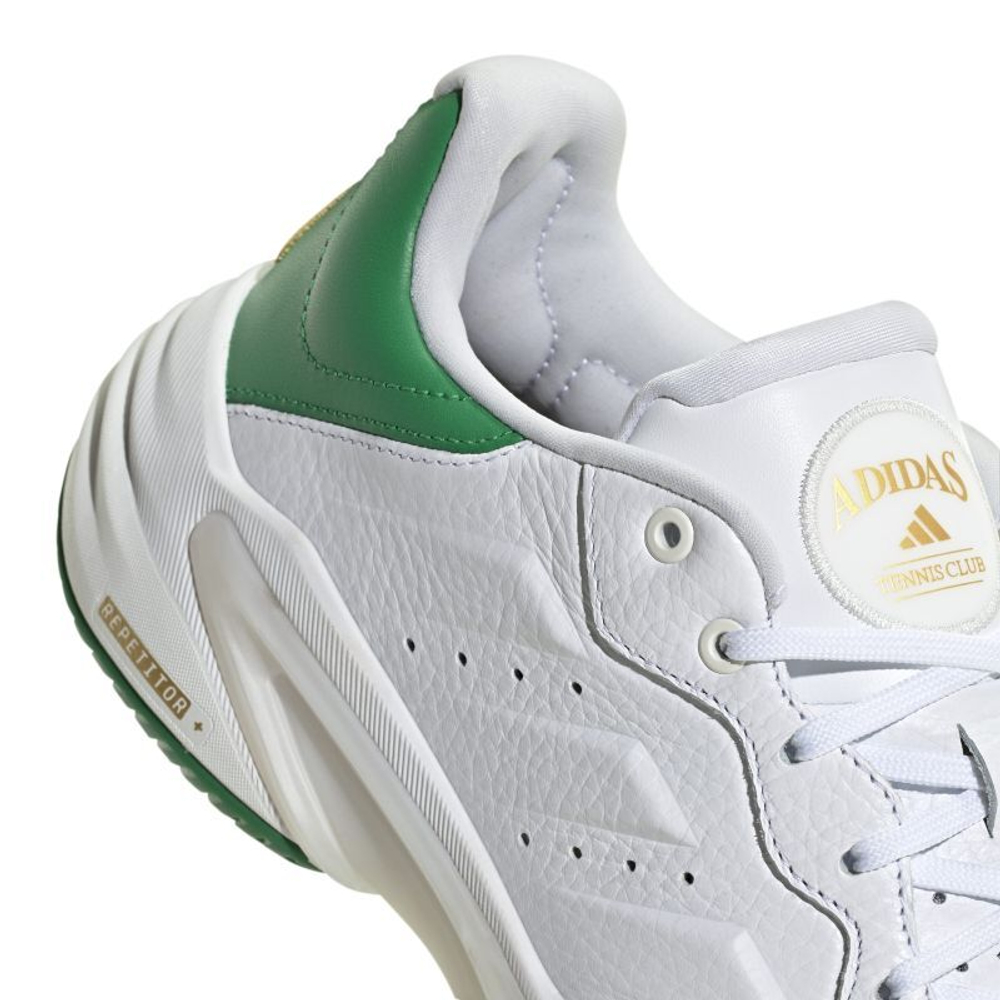 Теннисные кроссовки Adidas Barricade 13 M Leather - white/cloud white/cloud white