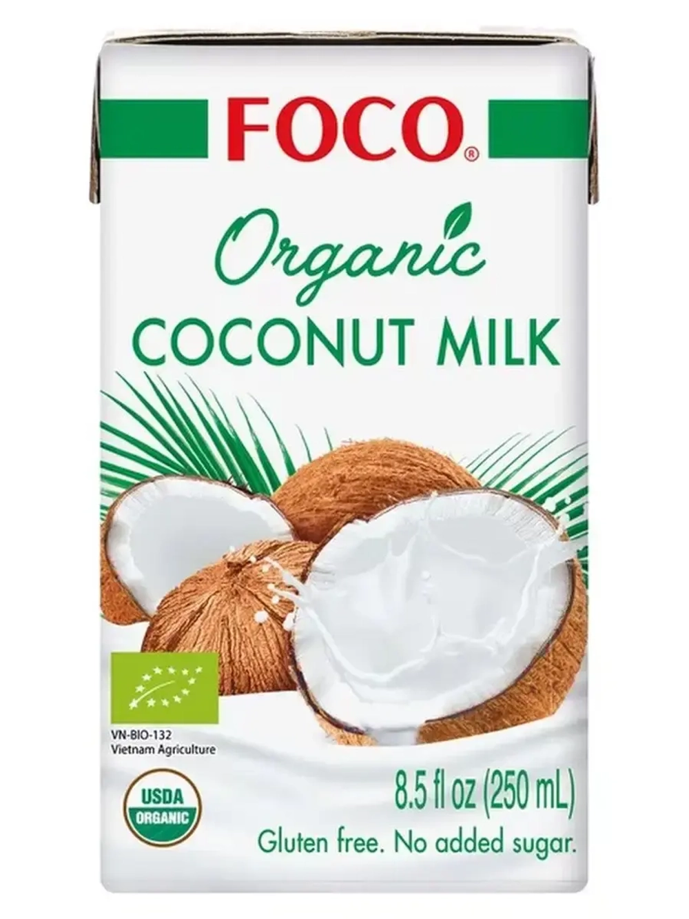 Молоко кокосовое органическое 250 мл * 3 шт