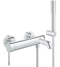 Смеситель  для ванны и душа с душевым гарнитуром  Grohe  Essence New 33628001