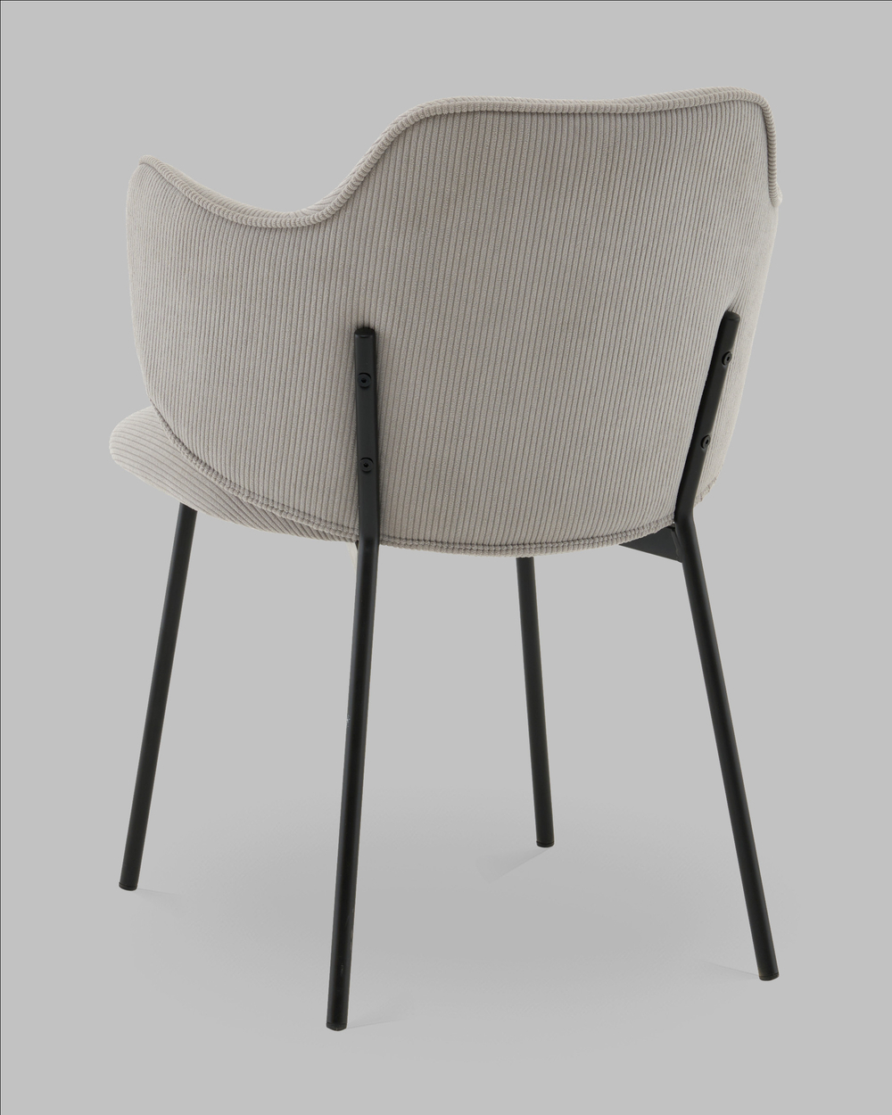 Стул Джиннет велюр светло-серый