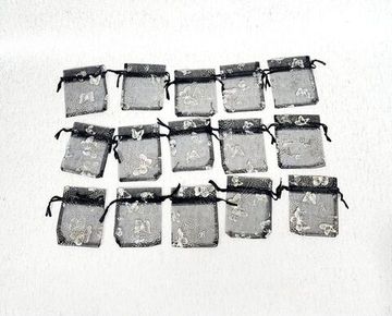 Мешок для подарков бирюза 20 шт