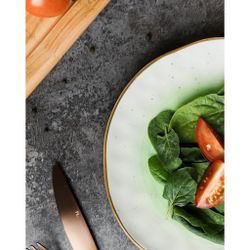 Тарелка d 21 см зеленая фарфор "The Sun Eco" P.L. Proff Cuisine [6]