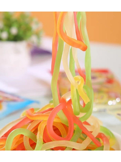 Мармеладные тянучки шнурки с фруктовыми вкусами 13 г