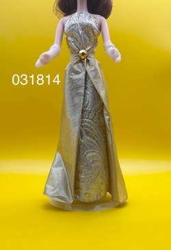 Одежда для куклы Барби платье и перчатки 031814