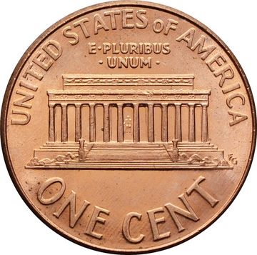 1 цент 1983-2008 США