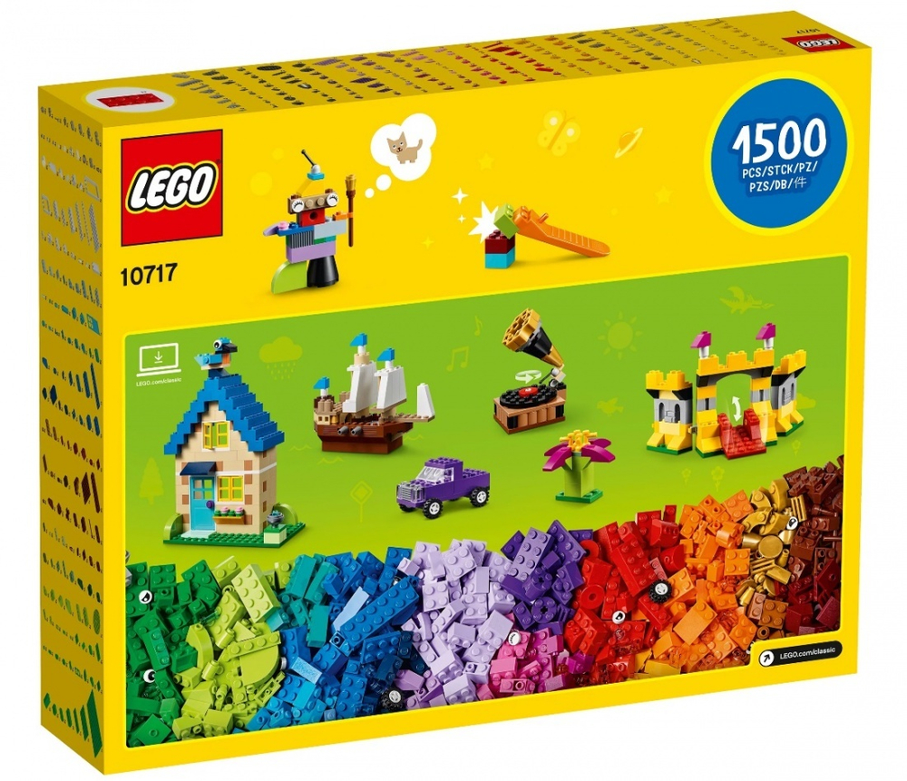 LEGO Classic: Кубики, кубики, кубики! 10717 — Extra Large Brick Box — Лего Классик