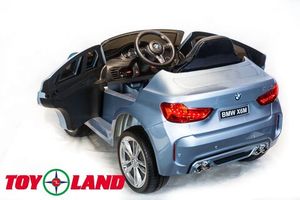 Детский электромобиль Toyland BMW X6M mini Серебро