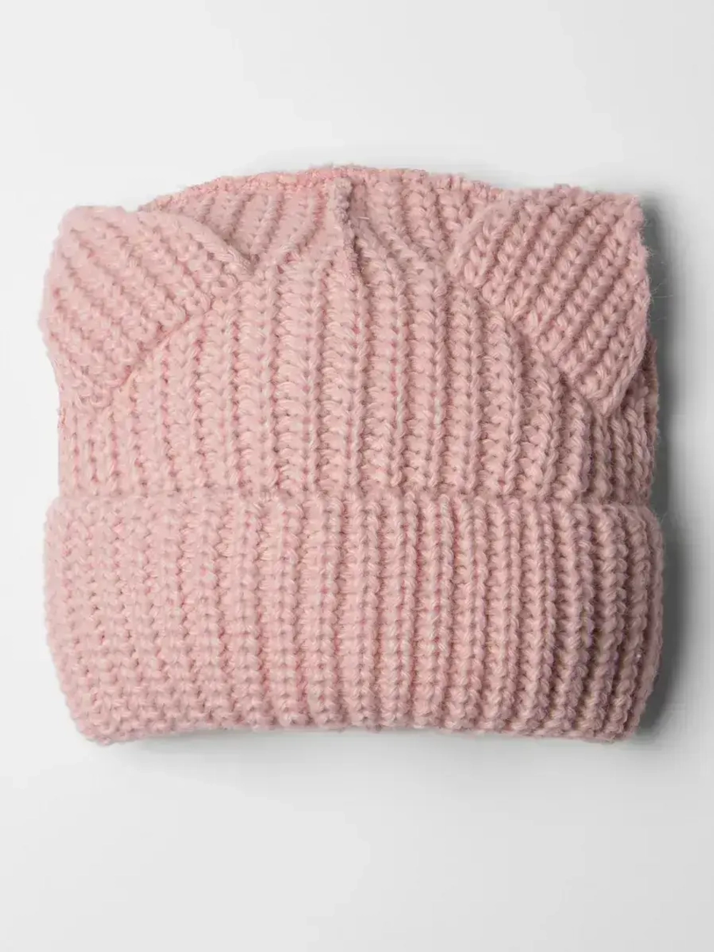 Шапка для подростка на осень с ушками