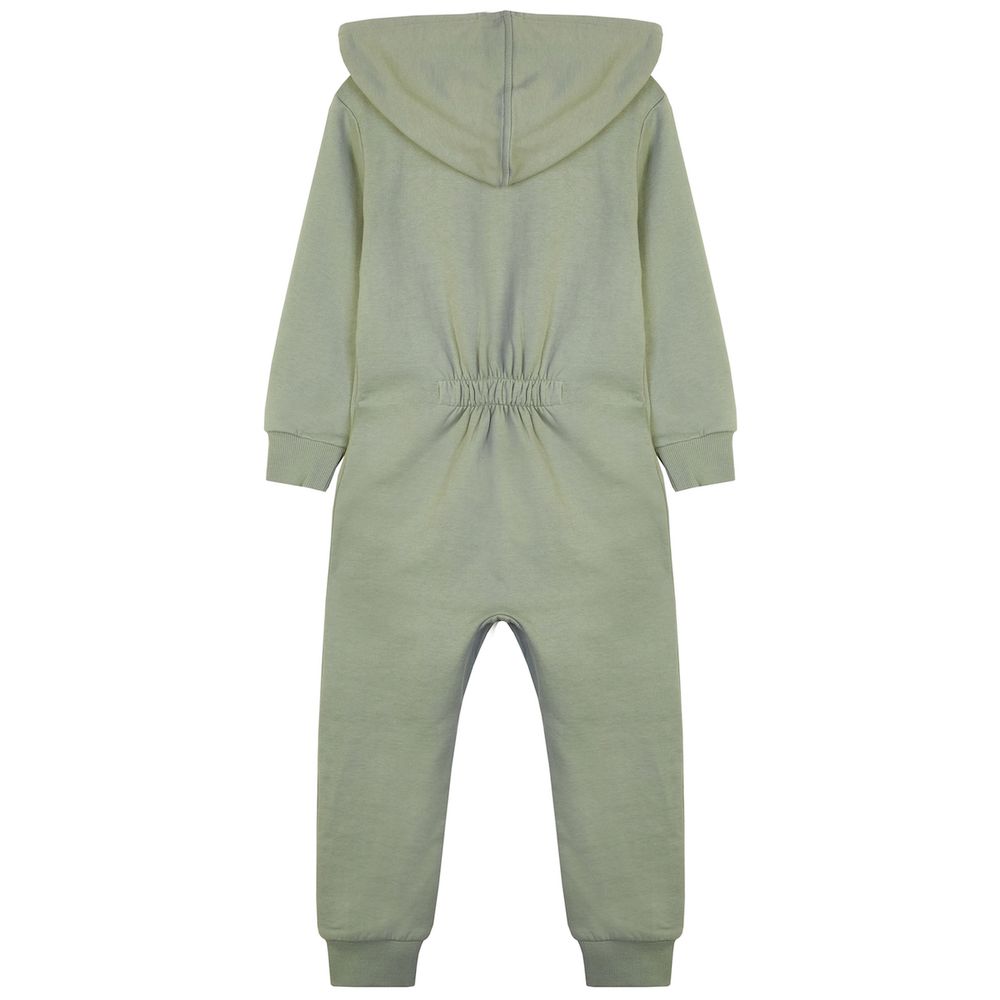 Комбинезон для мальчика из футера цвета хаки KOGANKIDS