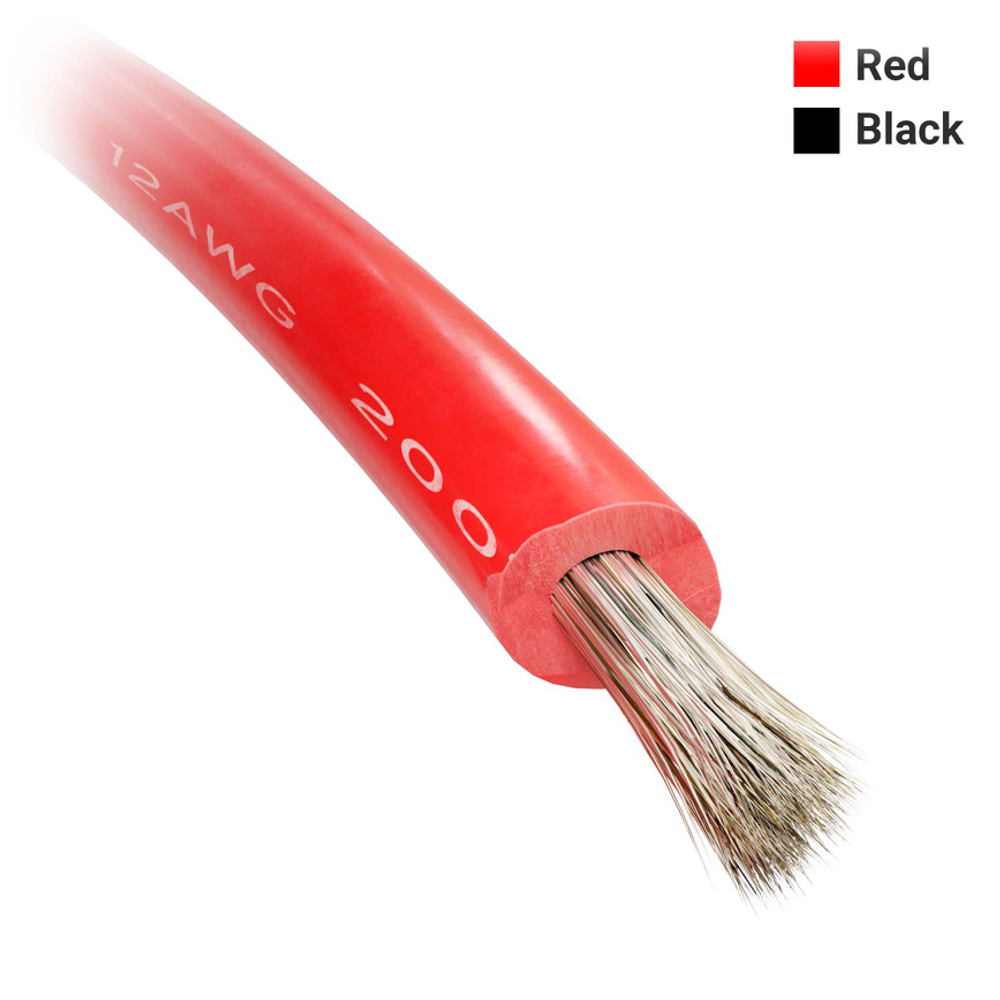 12AWG Premium Silicone-Jacket Wire re (3M Length)
