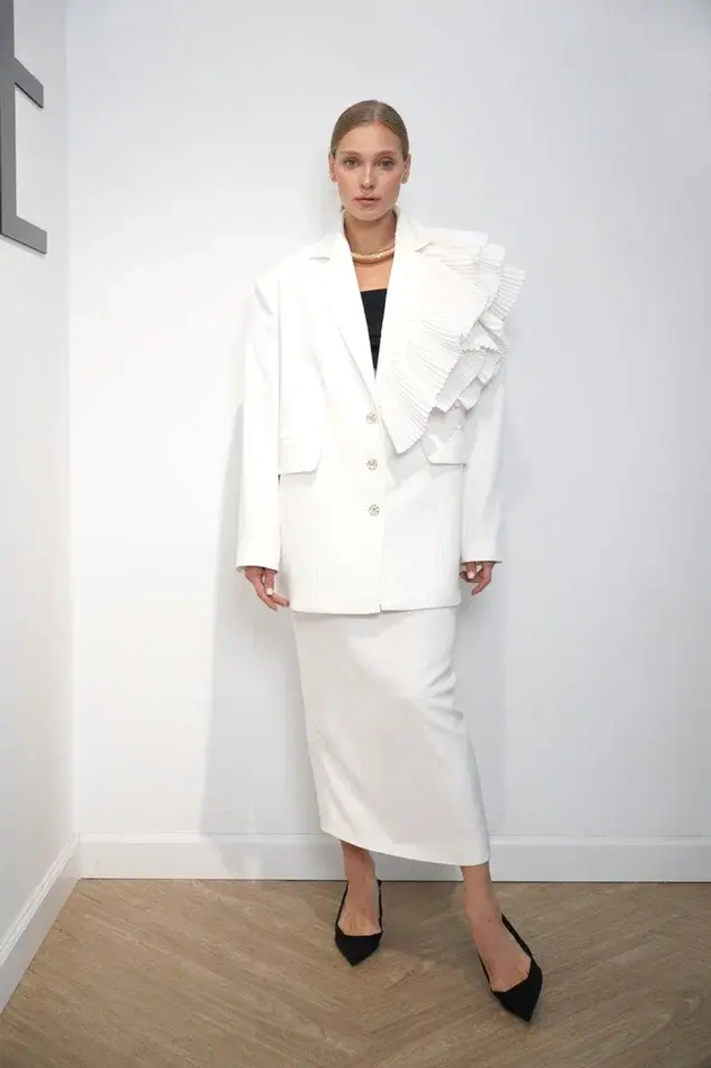 Пиджак "Выше нос" в зефире