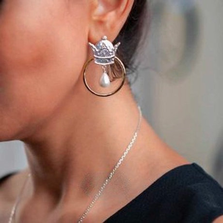 Серебряные серьги Arte Tajeli 20220518 Иран