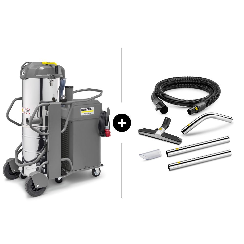 Комплект: IVS 100/75 M + улучшенный набор аксессуаров для сухой уборки Advanced DN50