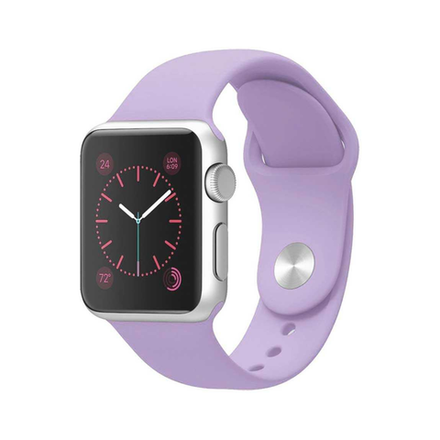 Силиконовый ремешок Apple Watch, 42/44/45, S/M, сиреневый