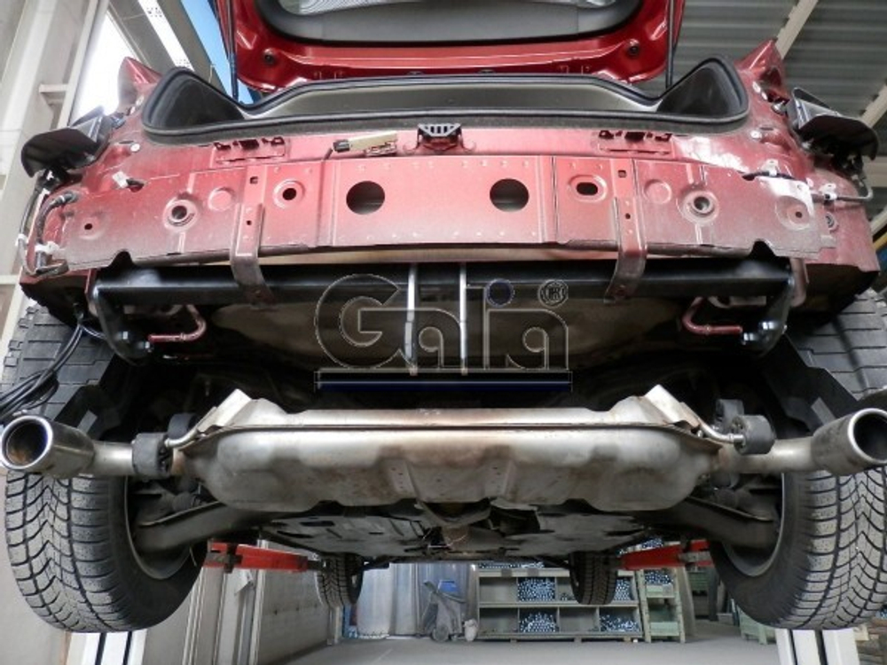 Фаркоп оцинкованный Galia M132A для Mazda 3 хетчбек 2014-(паспорт и сертификат в комплекте)(без электрики)