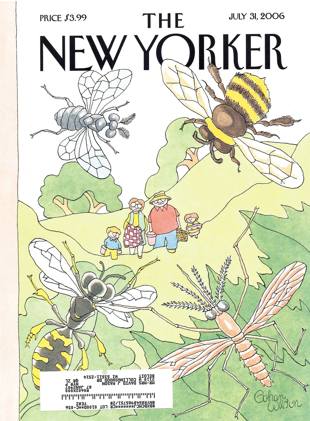 Журнал The New Yorker 31-07-2006, обложка