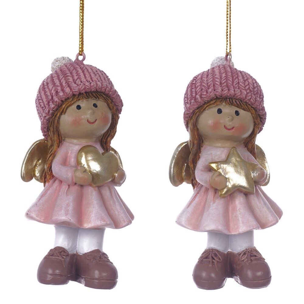 GAEM Фигурка декоративная подвесная "Ангел", L4,5 W3,5 H10 см, 2в.