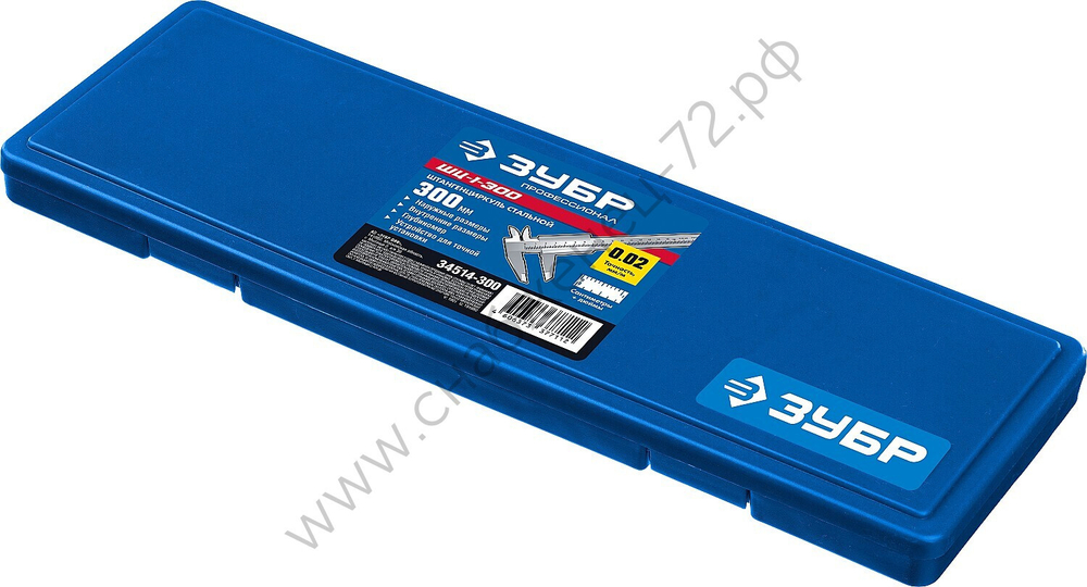 ЗУБР ШЦ-1-300, 300 мм, стальной штангенциркуль, Профессионал (34514-300)