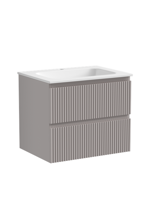 Тумба с раковиной Sancos Snob R 60 см SNR60SM doha soft