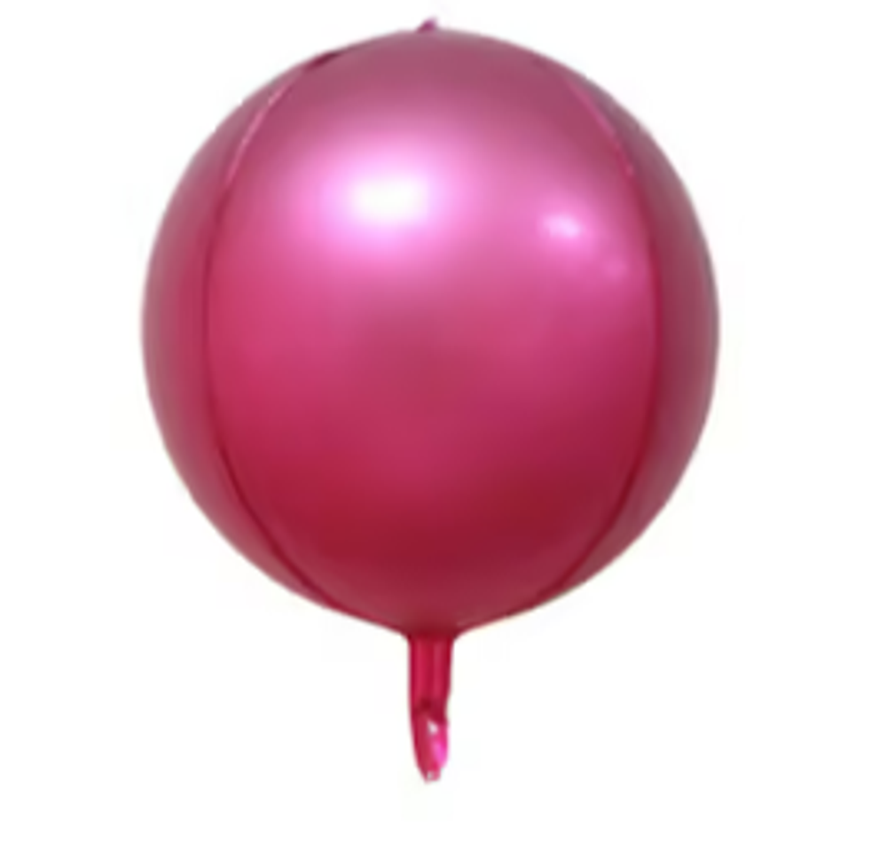 К Сфера 3D Сатин Бургундия (24''/61 см)