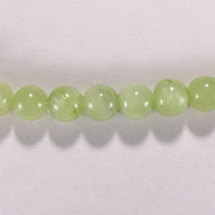 Бусина из арагонита окрашенного (зеленый), шар гладкий 6мм