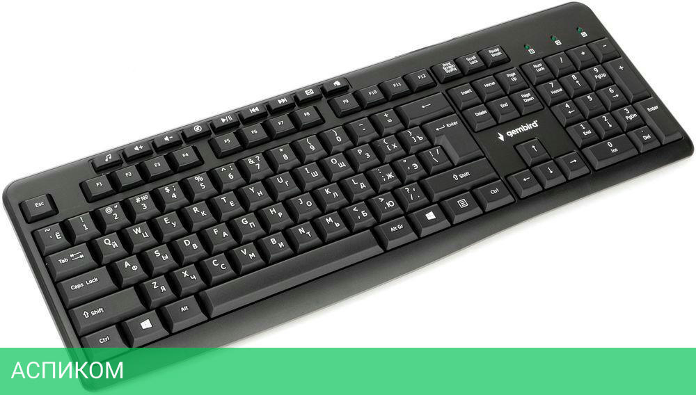 Клавиатура Gembird KB-8440M черный