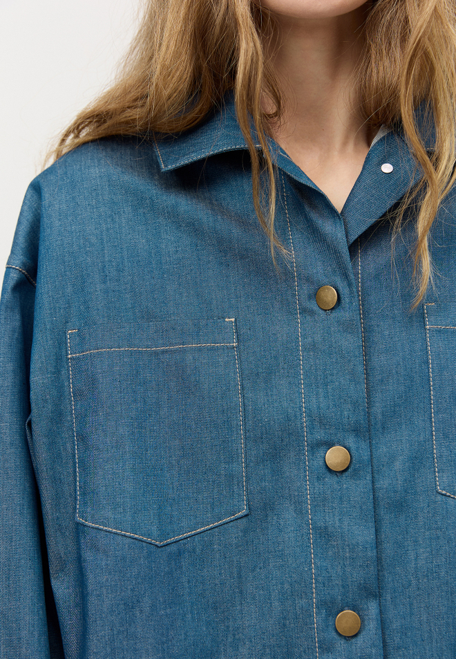 Рубашка из денима