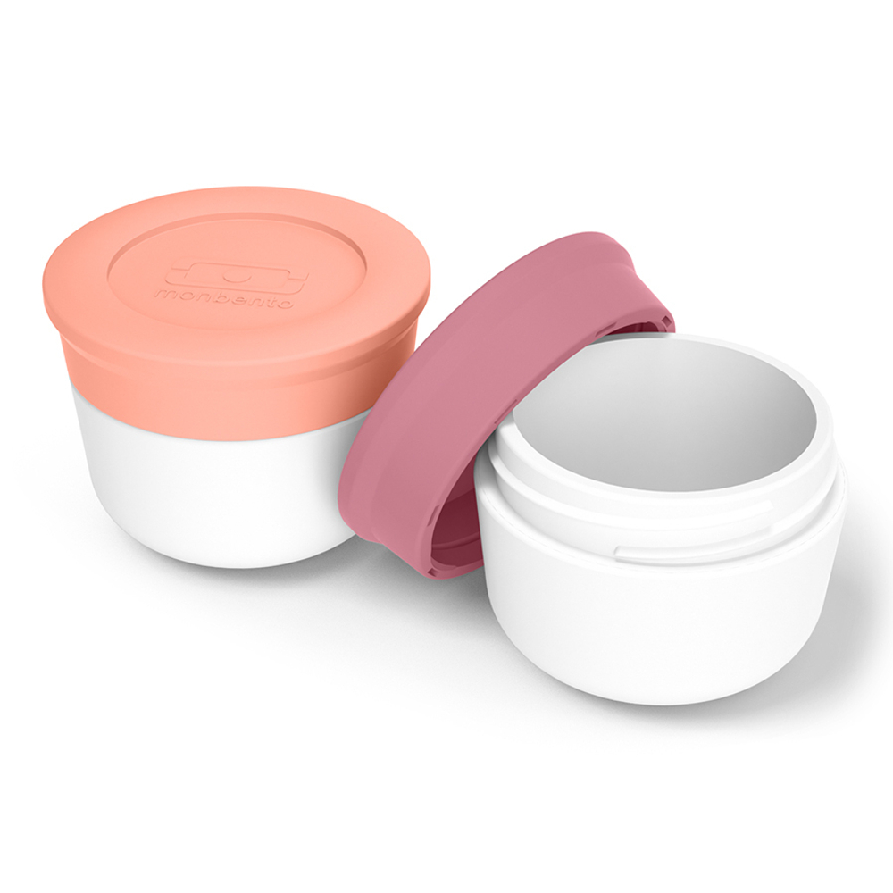 Набор из 2-х соусниц с крышками mb temple, 20 мл, pink flamingo/blush