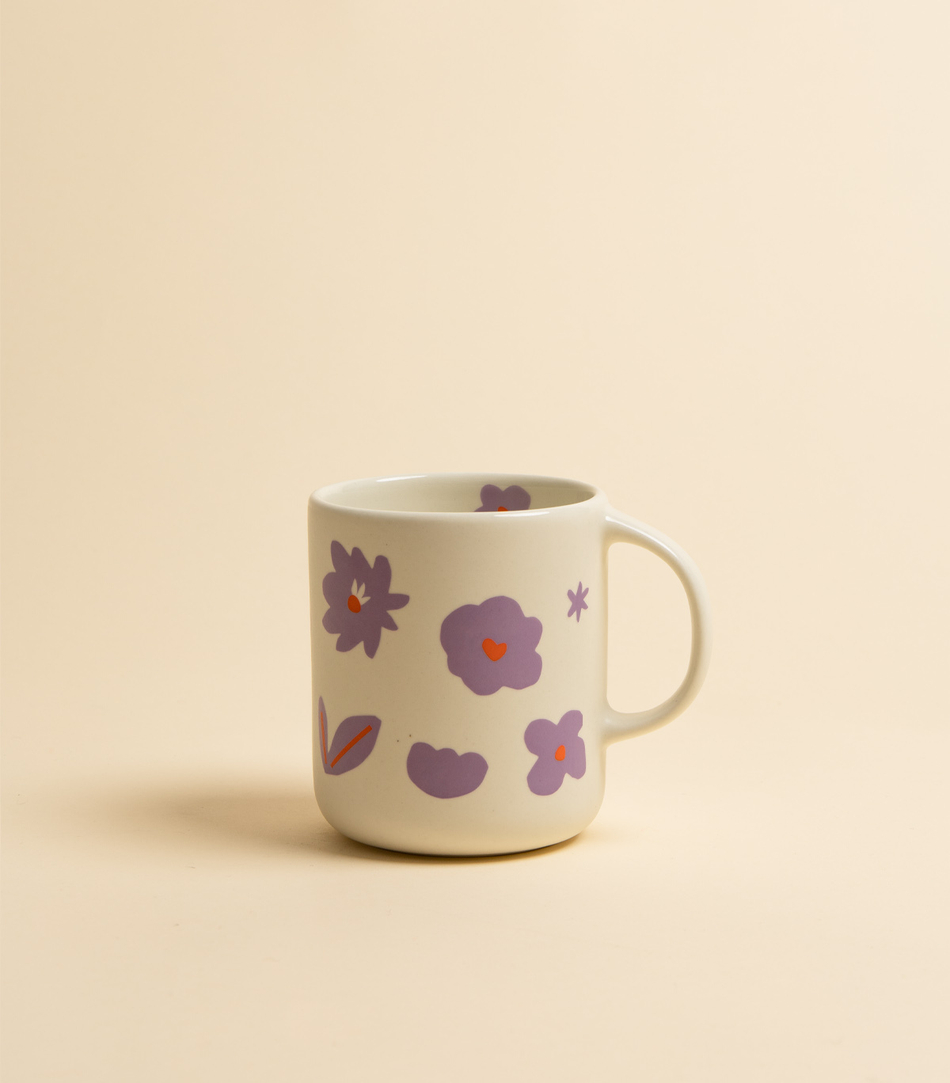 Чашка – Цветы, моно | SALOEV