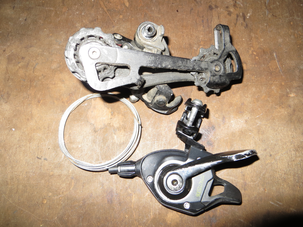 Комплект манетка sram x7  - переключатель sram x9 10sp