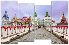 Модульная картина "Кремль в Измайлове"