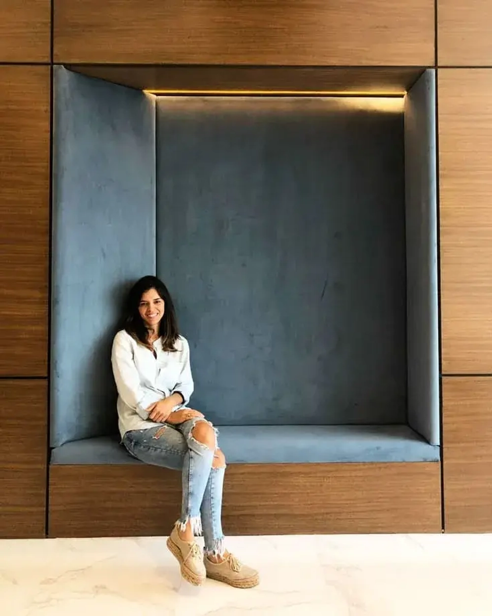 Мягкие панели и сиденье в прихожую