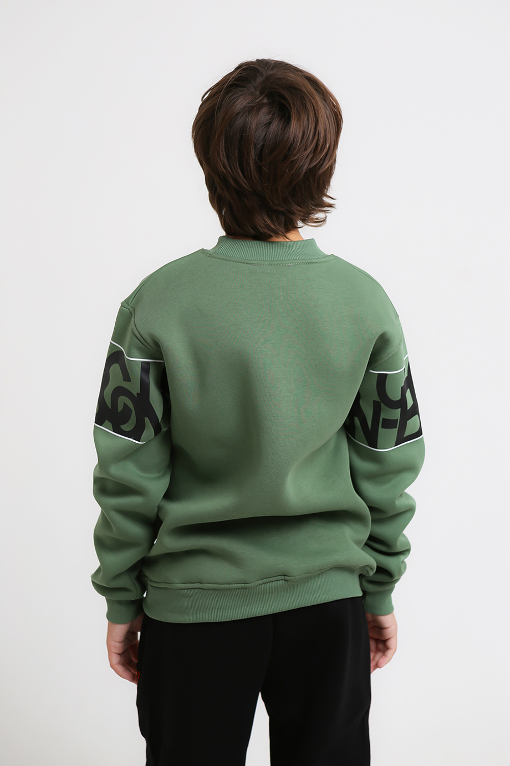 Свитшот дл/р с начесом д/м LEYZ 9845