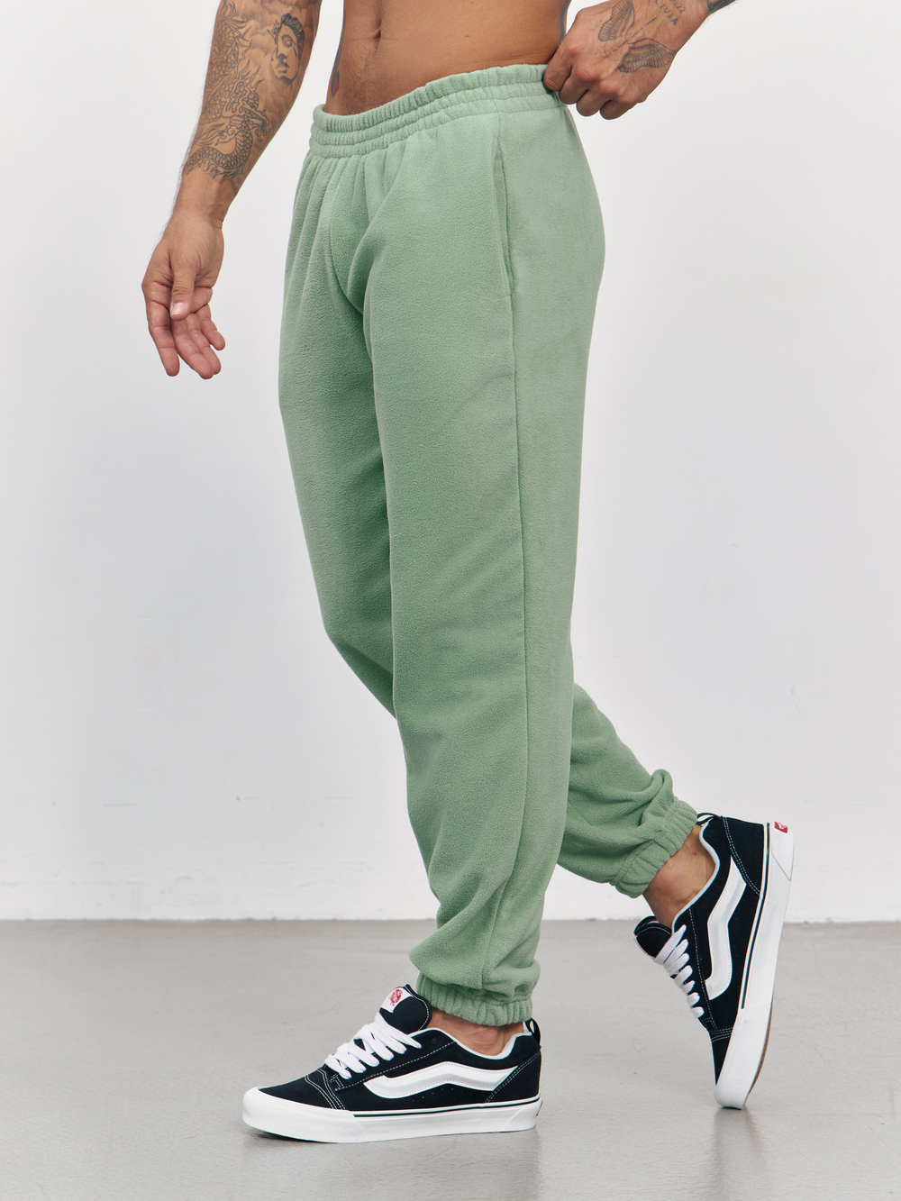 Брюки флисовые(зеленый)