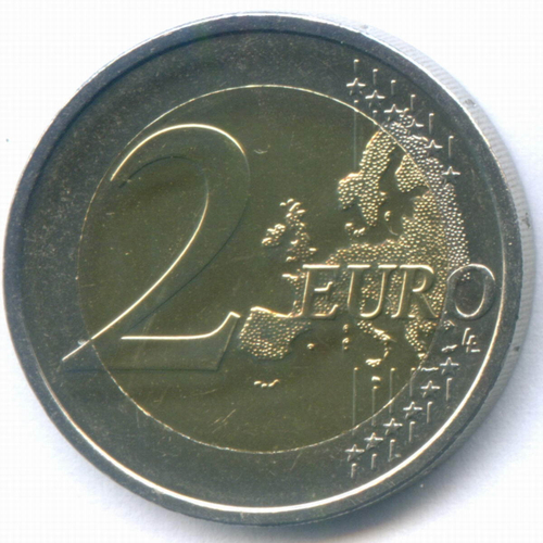 2 евро 2022 год. Эстония. Свобода Украине. Биметалл AUNC