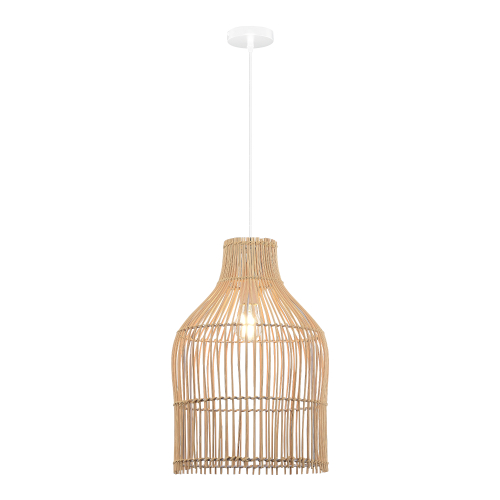 SL1513.523.01 Светильник подвесной ST-Luce Белый/Бежевый E27 1*40W CESTA