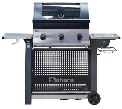 Газовый гриль SAHARA S375 3B BBQ Smokey Teal