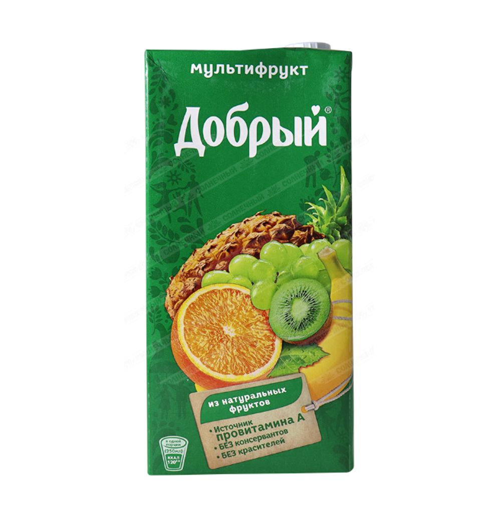 Добрый сок "Мультифрукт" 2,0 л. (6шт. в упаковке)