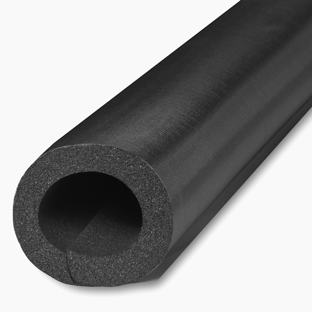 Трубка из вспененного каучука K-FLEX ECO black с покрытием IC CLAD BK толщина 9 мм Тмакс=130°C черный