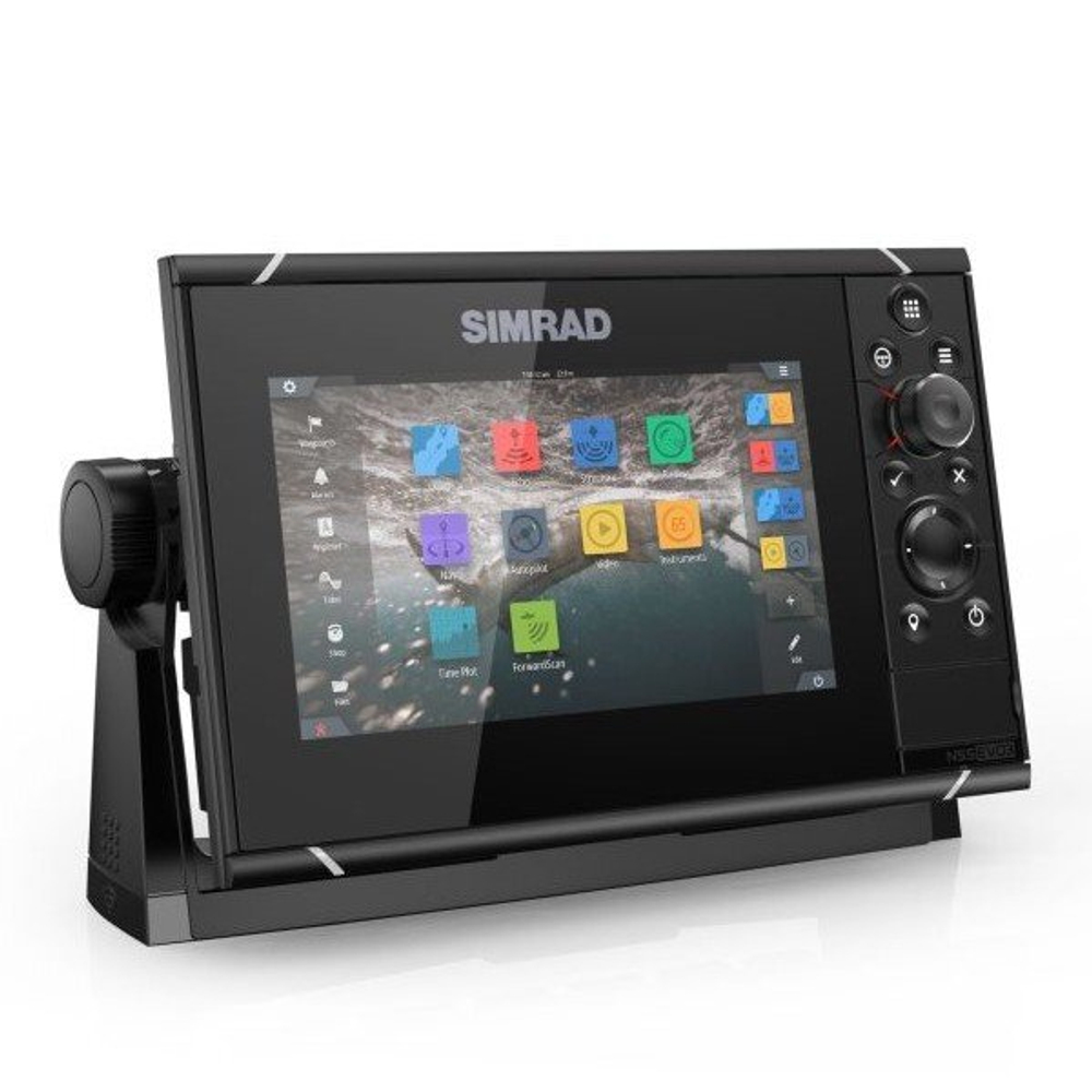 SIMRAD NSS9 evo3 with world basemap